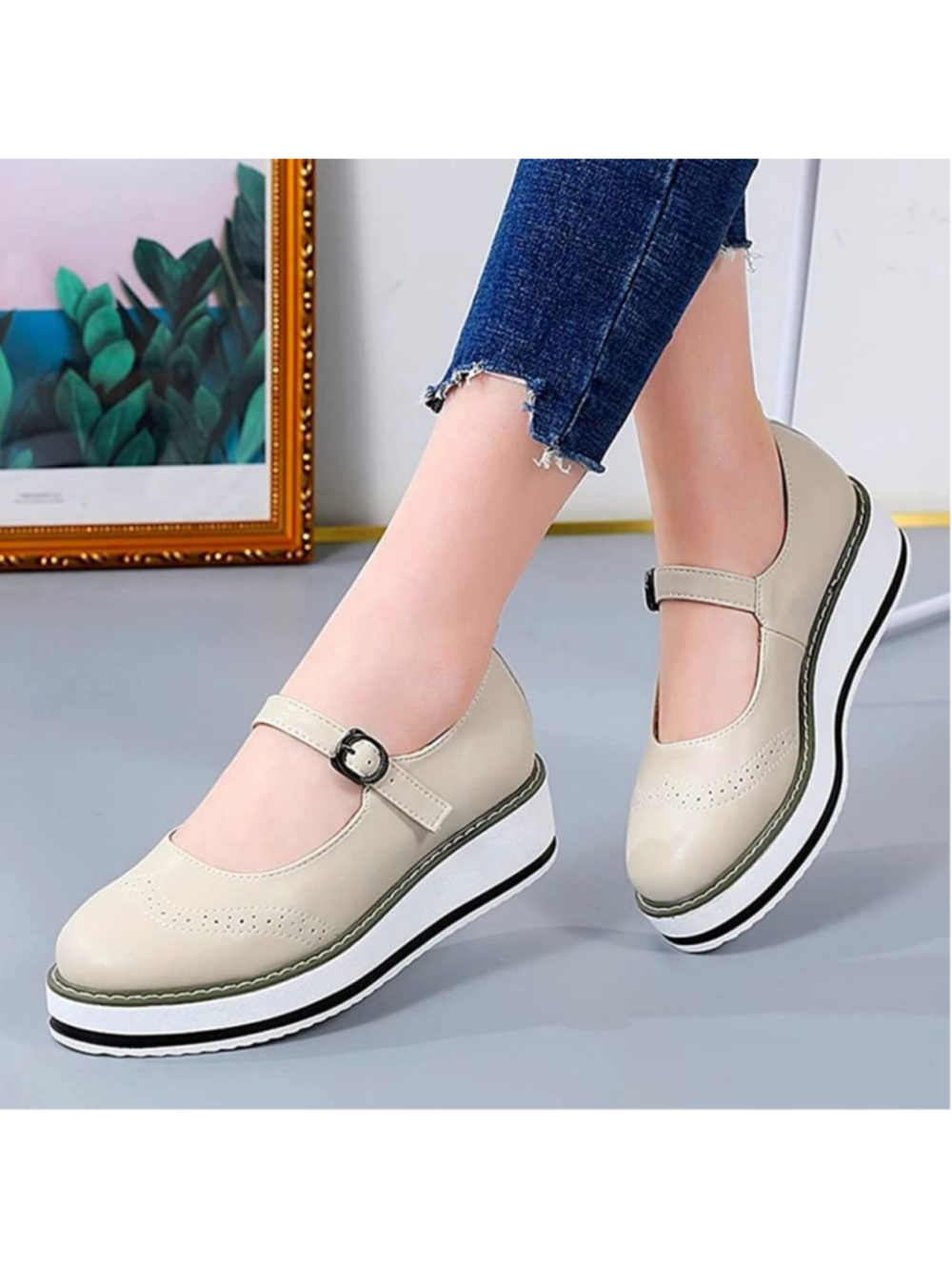 (12-1928) DADAWEN Mary Jean Shoes Sz 41 (10.5)